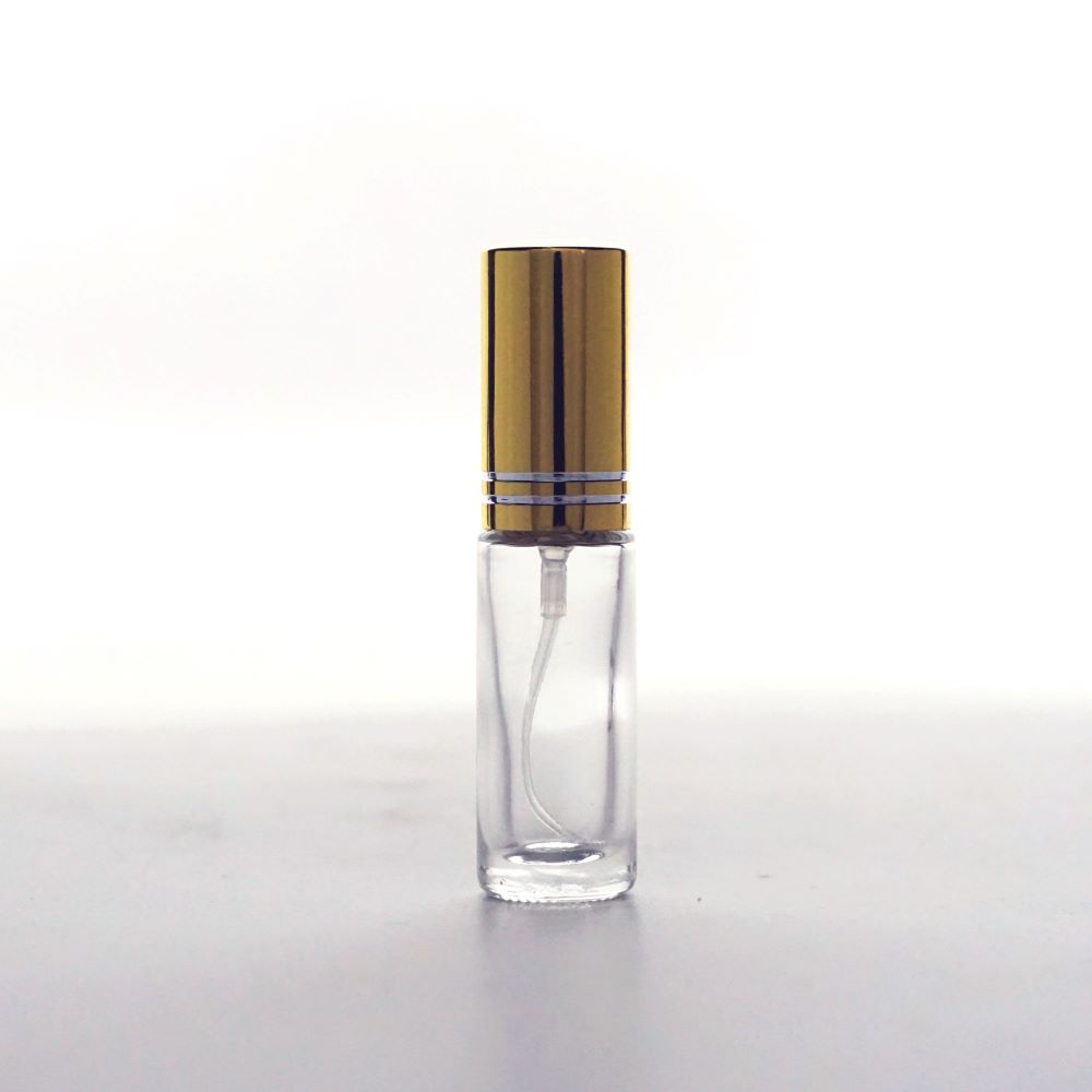 FRM-05 * 5 ML SPREY TESTER ŞİŞE, VİDALI, METAL VALF, METAL KAPAK