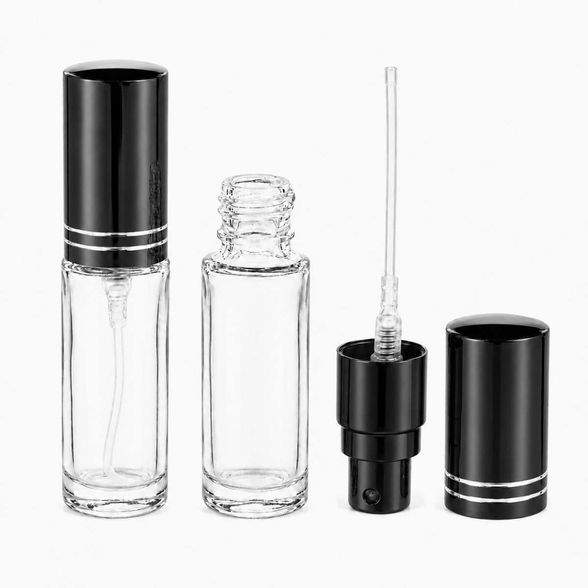 FRM-05 * 5 ML SPREY TESTER ŞİŞE, VİDALI, METAL VALF, METAL KAPAK FRM-05 * 5 ML SPREY TESTER ŞİŞE, VİDALI, METAL VALF, METAL KAPAK
