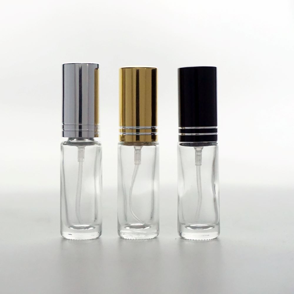 FRM-05 * 5 ML SPREY TESTER ŞİŞE, VİDALI, METAL VALF, METAL KAPAK