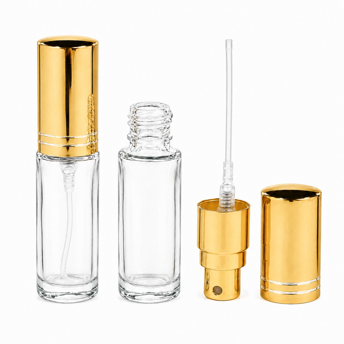 FRM-05 * 5 ML SPREY TESTER ŞİŞE, VİDALI, METAL VALF, METAL KAPAK FRM-05 * 5 ML SPREY TESTER ŞİŞE, VİDALI, METAL VALF, METAL KAPAK