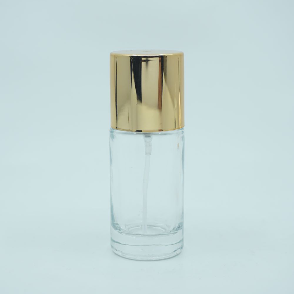 FSA-20 * 20 ml Şeffaf Silindir Parfüm Şişesi