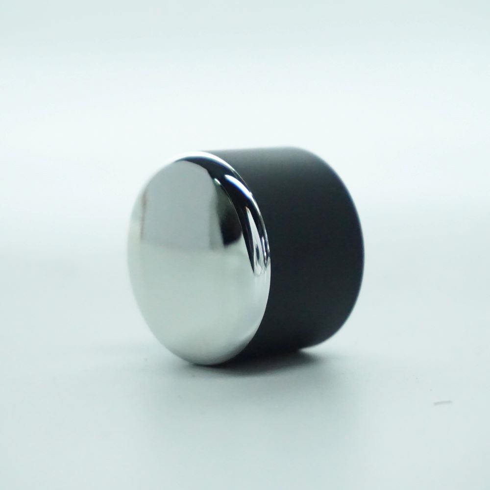 FSKBS-15 * 15 MM KOLAY KAPAMA SİYAH PLASTİK GÜMÜŞ BÜYÜK SİLİNDİR KAPAK