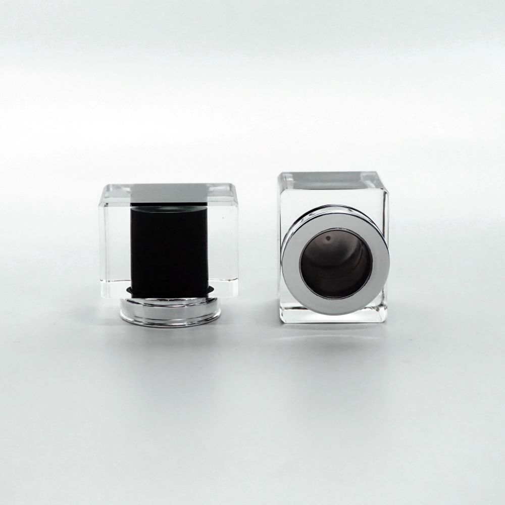 FSKV-15 * 15 MM KOLAY KAPAMA KARE SURLYN GÜMÜŞ KAPAK