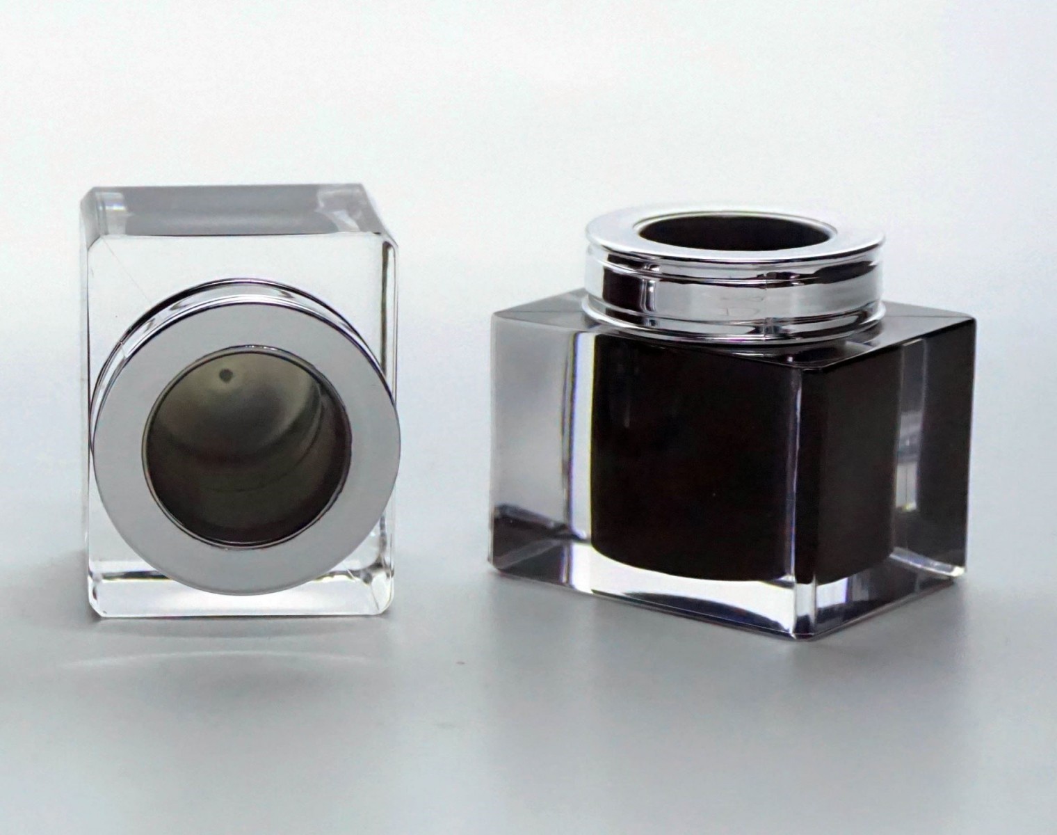 FSKV-15 * 15 MM KOLAY KAPAMA KARE SURLYN GÜMÜŞ KAPAK