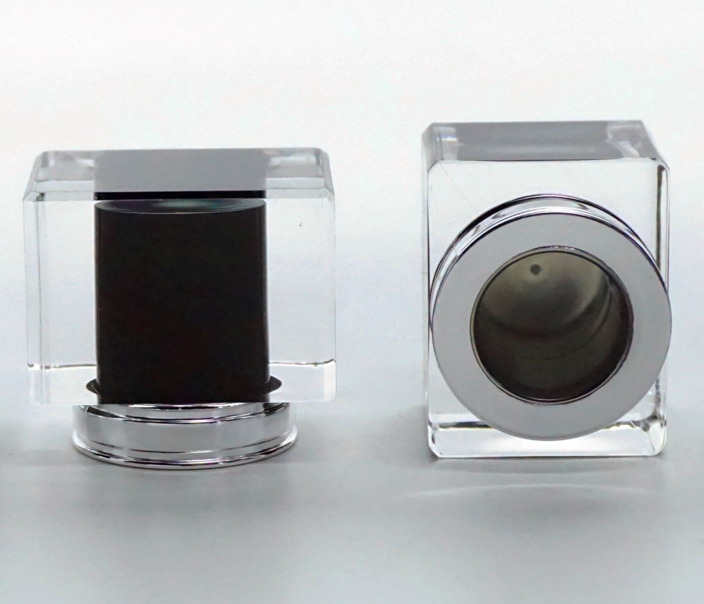 FSKV-15 * 15 MM KOLAY KAPAMA KARE SURLYN GÜMÜŞ KAPAK