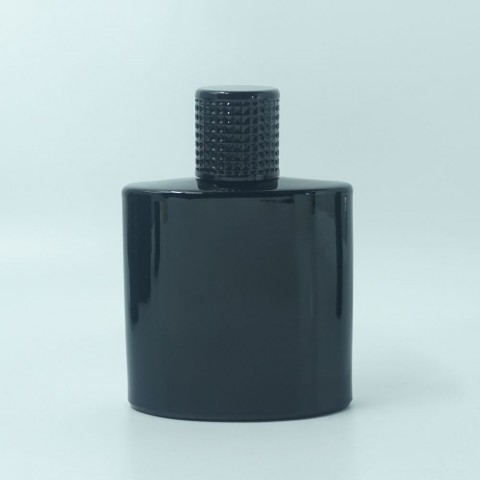 FSPB-100 * 100 ML ÖZEL SİYAH ELİPS MODEL PARFÜM ŞİŞESİ