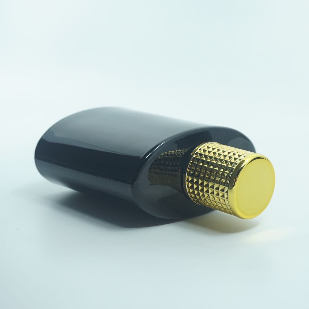 FSPB-100 * 100 ML ÖZEL SİYAH ELİPS MODEL PARFÜM ŞİŞESİ