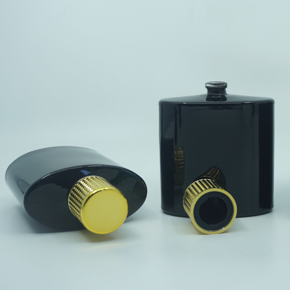 FSPB-100 * 100 ML ÖZEL SİYAH ELİPS MODEL PARFÜM ŞİŞESİ