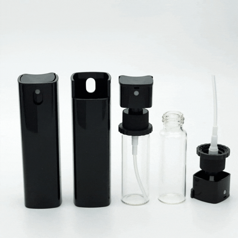FSPİ-20 * 20 ml Siyah Kasalı Cam Parfüm Şişesi