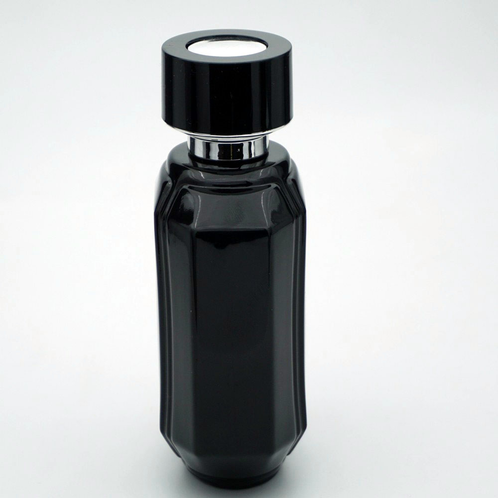FTDK-100 * 100 ml Siyah Özel Kare Parfüm Şişesi
