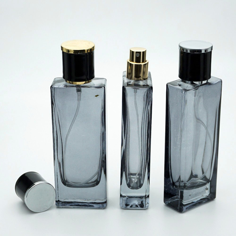 FTS-50*50 Ml. Siyah Boyalı Tower Model Parfüm Şişe FTS-50*50 Ml. Siyah Boyalı Tower Model Parfüm Şişe