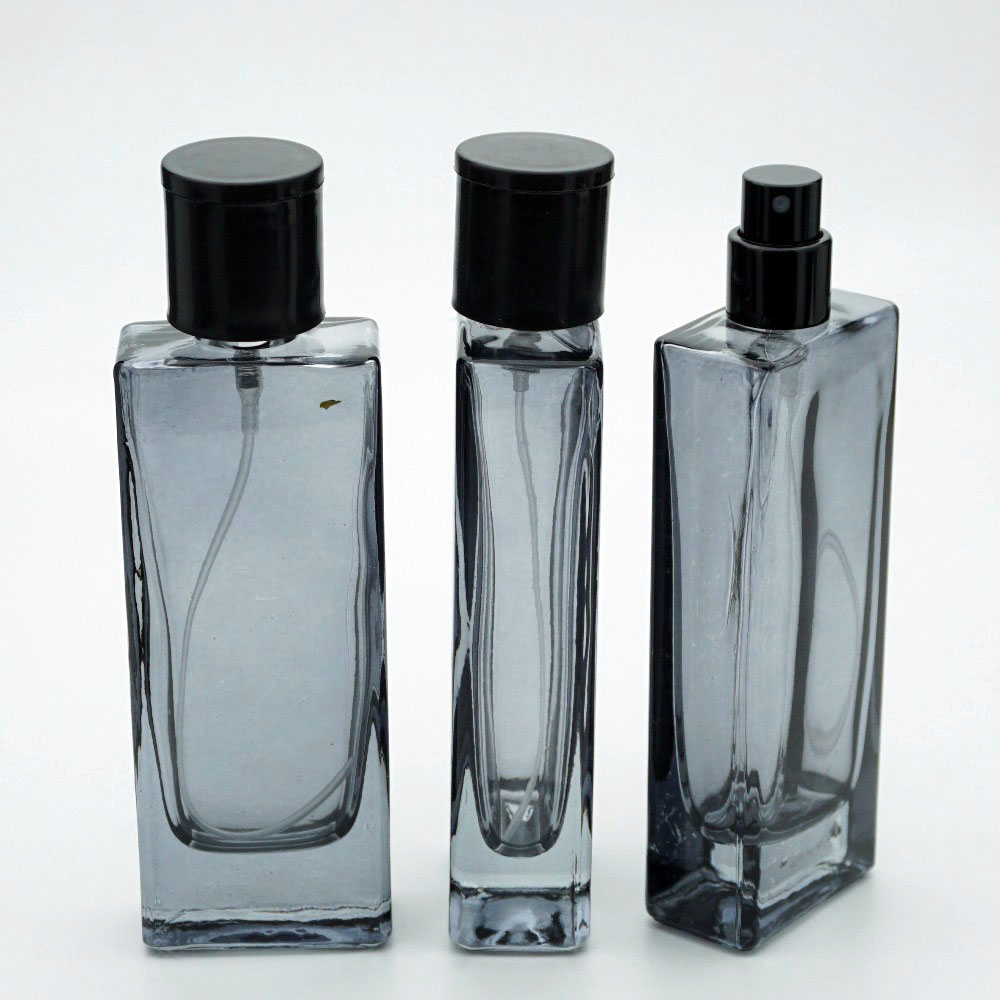 FTS-50*50 Ml. Siyah Boyalı Tower Model Parfüm Şişe FTS-50*50 Ml. Siyah Boyalı Tower Model Parfüm Şişe