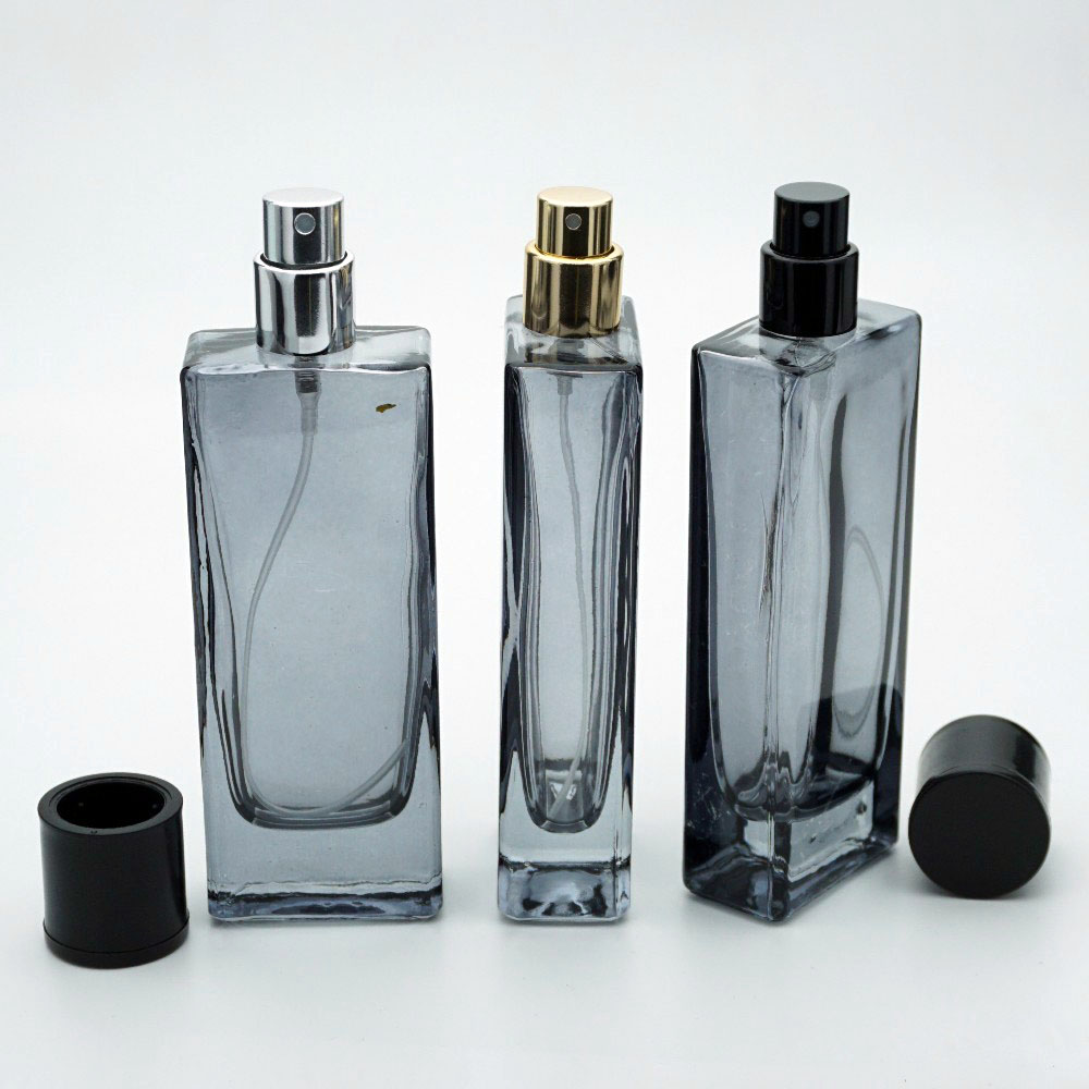 FTS-50*50 Ml. Siyah Boyalı Tower Model Parfüm Şişe FTS-50*50 Ml. Siyah Boyalı Tower Model Parfüm Şişe