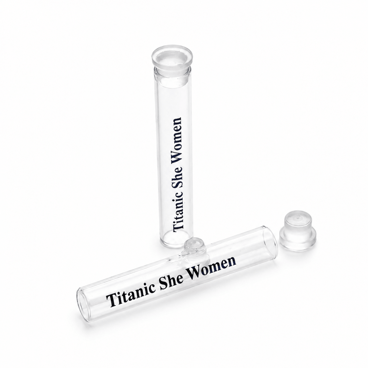 FTT-01 * 1 ml Tıpalı Cam Tester Şişesi (Baskılı) FTT-01 * 1 ml Tıpalı Cam Tester Şişesi (Baskılı)