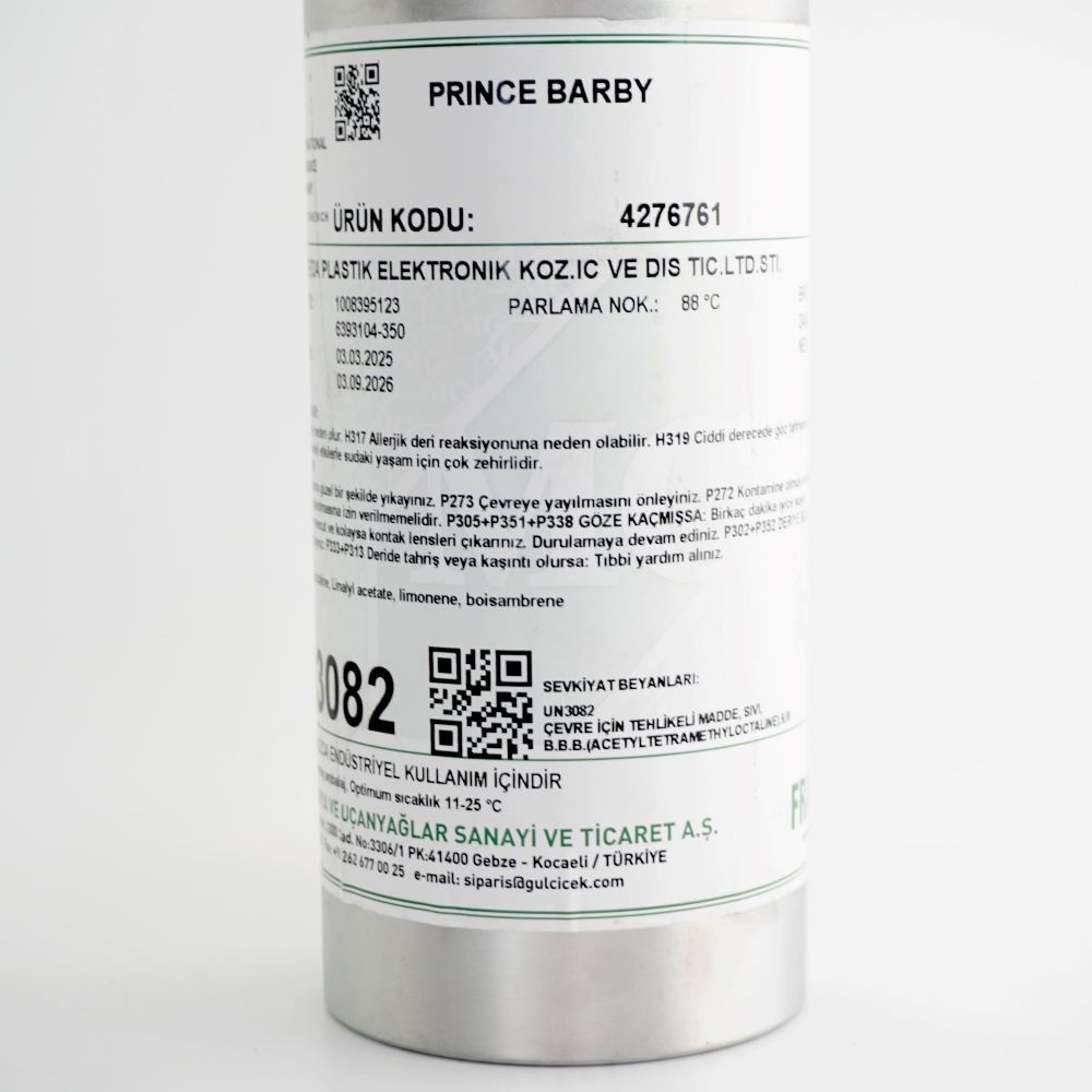 PRINCE BARBY TOP KALİTE ERKEK ESANSI