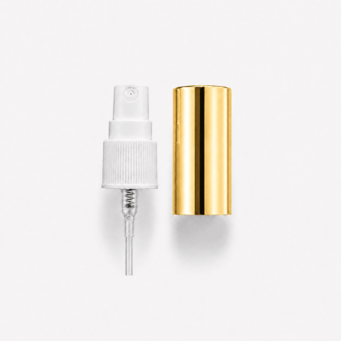18/410 BEYAZ PLASTİK VALF GOLD METAL KAPAK