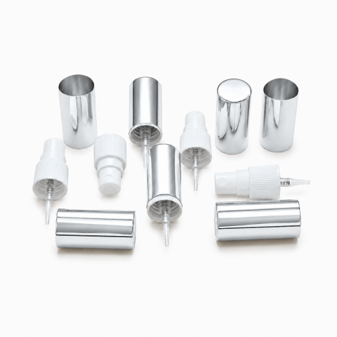 18/410 BEYAZ PLASTİK VALF GÜMÜŞ METAL KAPAK