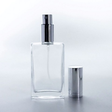 F-119 * 50 ML KARE İXR MODEL ÇEVİRMELİ 18 AĞIZ PARFÜM ŞİŞE