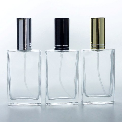 F-119 * 50 ML KARE İXR MODEL ÇEVİRMELİ 18 AĞIZ PARFÜM ŞİŞE