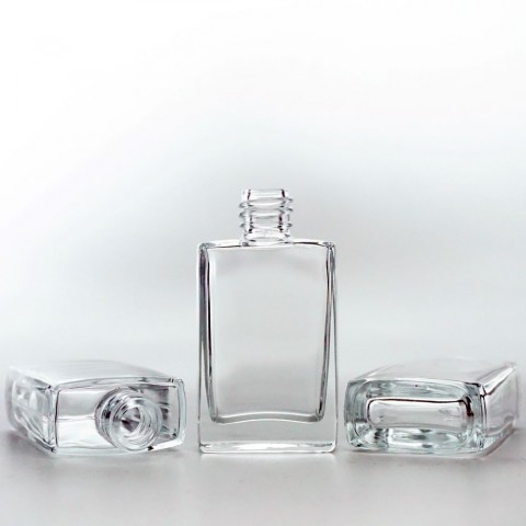 F-139 * 30 ML KARE PARFÜM ŞİŞESİ, İXR MODEL, ÇEVİRMELİ 18 MM AĞIZ
