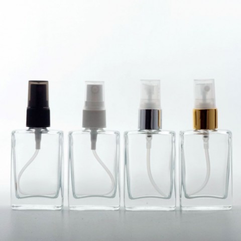 F-139 * 30 ML KARE PARFÜM ŞİŞESİ, İXR MODEL, ÇEVİRMELİ 18 MM AĞIZ