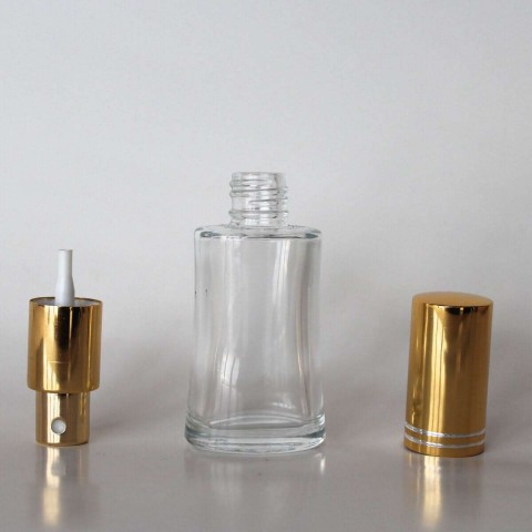 F-137 * 30 ml Eyfel Şeffaf Parfüm Şişesi
