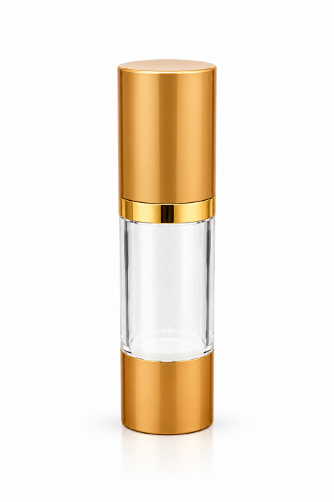 FAIR-30-1 * 30 ml Mat Gold Airless Şişesi