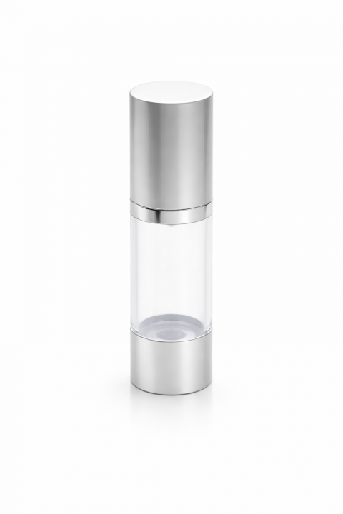 FAIR-30 * 30 ml Mat Gümüş Airless Şişesi