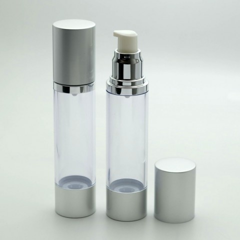 FAIR-50 * 50 ml Gümüş Airless Şişesi FAIR-50 * 50 ml Gümüş Airless Şişesi