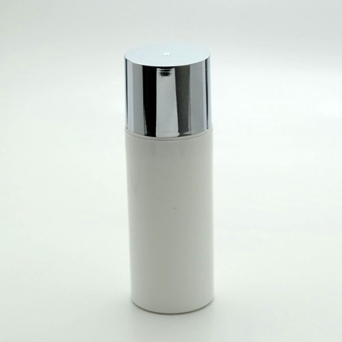 FAIR-75 * 75 ml Gümüş Kapaklı Plastik Airless Şişesi