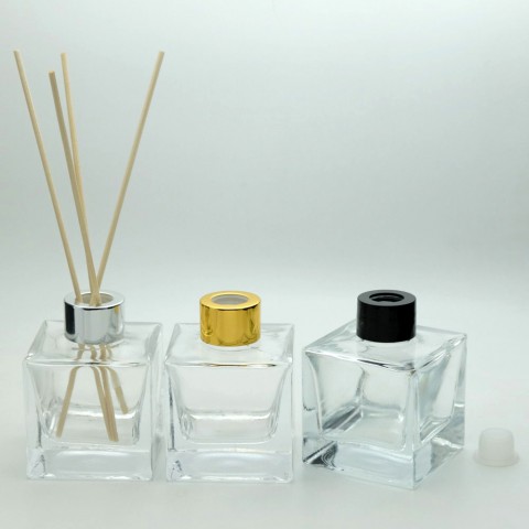FBAM-120 * 120 ml Kare Bambu Oda Koku Şişesi