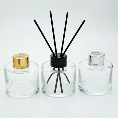 FBAS-100*100 Ml Şeffaf Silindir Bambu Oda Koku Şişesi