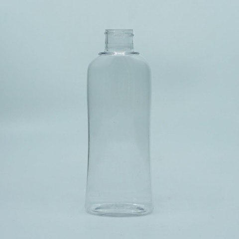 FBKS-150 * 150 ml Şeffaf Yassı Silindir Ambalaj, 24 mm/Ağız