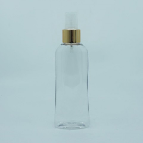 FBKS-150 * 150 ml Şeffaf Yassı Silindir Ambalaj, 24 mm/Ağız