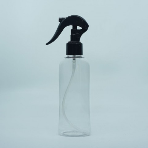FBKS-150 * 150 ml Şeffaf Yassı Silindir Ambalaj, 24 mm/Ağız