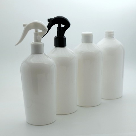 FBP-500 * 500 ml Beyaz Plastik Avrupa Silindir Pet Şişe