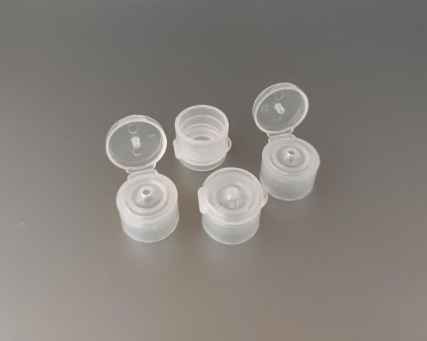FCPKF-18*18 MM. ŞEFFAF PLASTİK FLİPTOP KAPAK