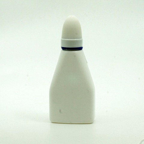 FDD-35 * 35 ml Üçgen Beyaz Plastik Damlalık