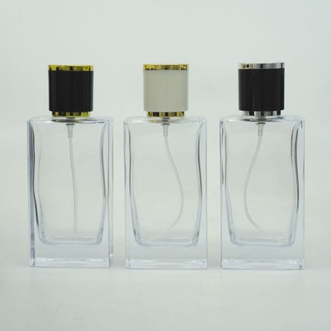 FDD-50*50 Ml. Şeffaf Dikdörtgen Model Parfüm Şişe FDD-50*50 Ml. Şeffaf Dikdörtgen Model Parfüm Şişe