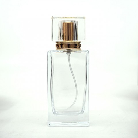FDD-50*50 Ml. Şeffaf Dikdörtgen Model Parfüm Şişe