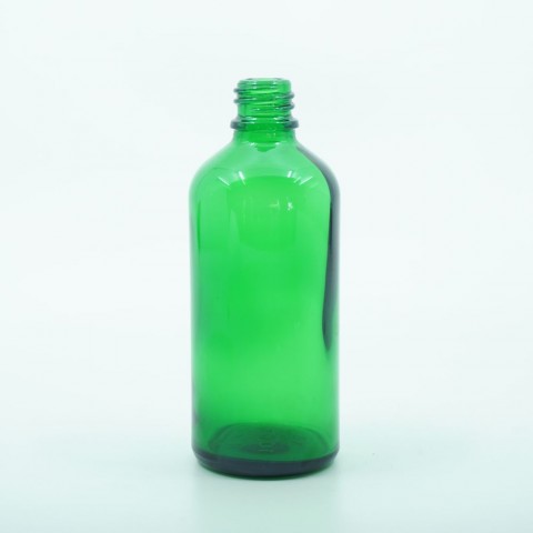 FDKY-101 * 100 ML YEŞİL RENK SİLİNDİR DAMLALIKLI ŞİŞE, 18 AĞIZ