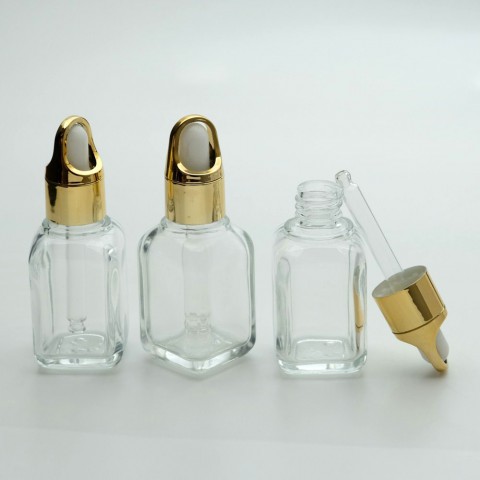 FDO-35 * 35 ml Gold Yüzüklü Özel Damlalıklı Şişe FDO-35 * 35 ml Gold Yüzüklü Özel Damlalıklı Şişe