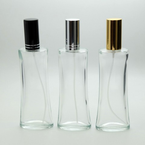 F-112 * 100 ml Eyfel Şeffaf Parfüm Şişesi