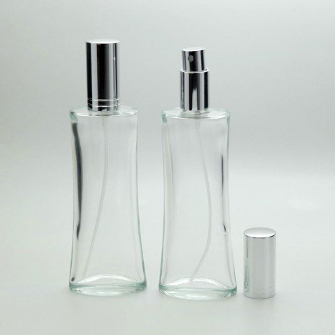 F-112 * 100 ml Eyfel Şeffaf Parfüm Şişesi
