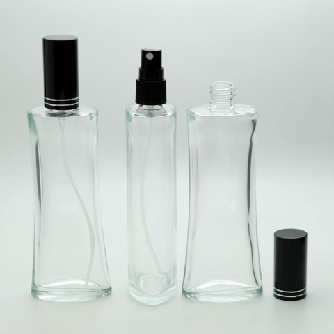 F-112 * 100 ml Eyfel Şeffaf Parfüm Şişesi
