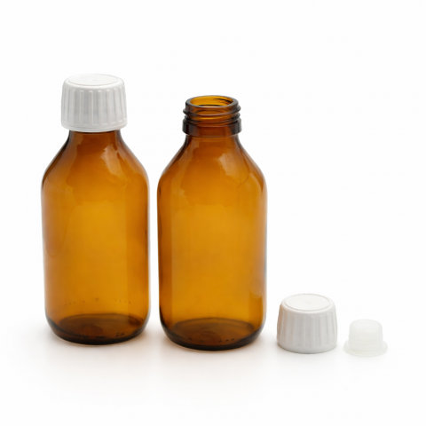 FK-200 * 200 ml Kahverengi Medikal Şişe