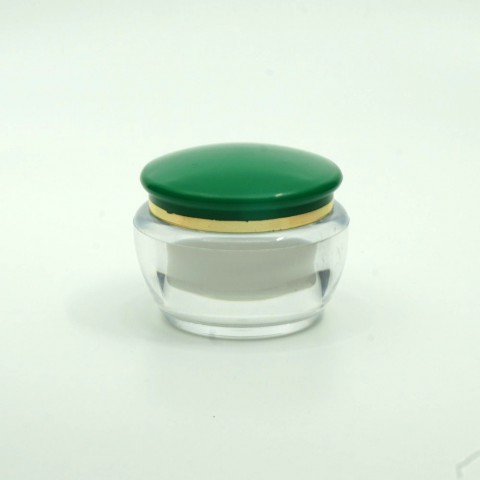 FKAY-50*50 ml Yeşil Kapaklı Akrilik Krem Kavanoz FKAY-50*50 ml Yeşil Kapaklı Akrilik Krem Kavanoz