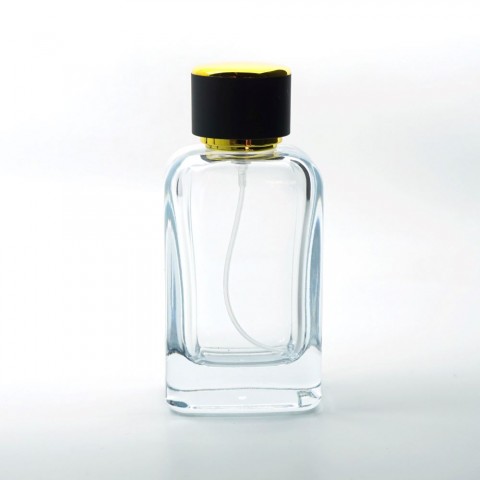 FKS-100 * 100 ML KLASS KARE MODEL ŞEFFAF PARFÜM ŞİŞE