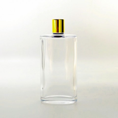 FKYY-200 * 200 Ml Şeffaf Yassı Kolonya Şişesi