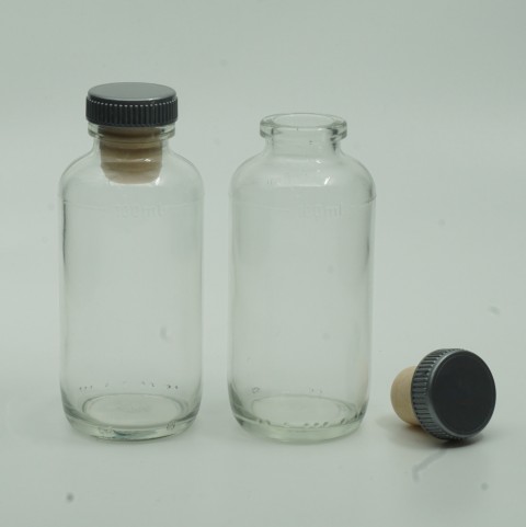 FLSB100 * 100 ML Şeffaf Mantar Tıpalı  Şişe FLSB100 * 100 ML Şeffaf Mantar Tıpalı  Şişe